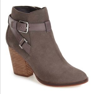 Cole Haan Minna Bootie, Sz 8, Dark Gray